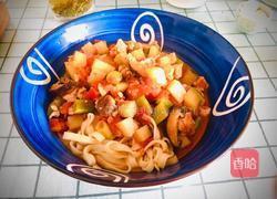 鸡肉香菇土豆丁拌面的做法图解13