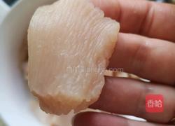 炒鸡脯肉的做法图解2