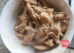 炒鸡脯肉的做法图解5