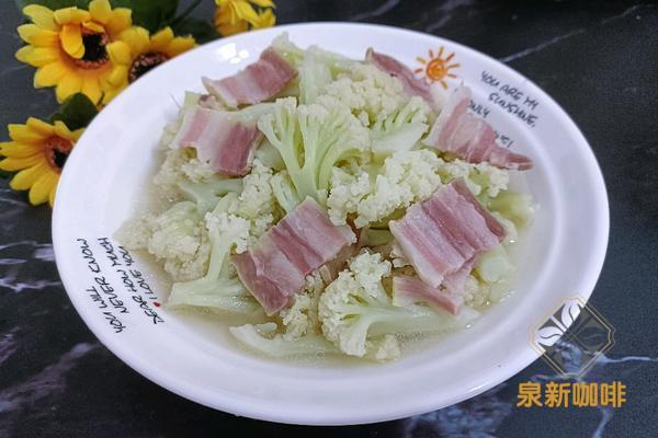 咸肉炒松花菜