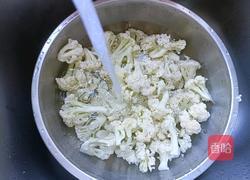 咸肉炒松花菜的做法图解3