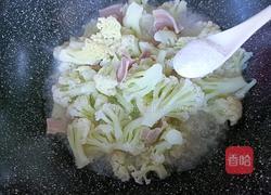 咸肉炒松花菜的做法图解10