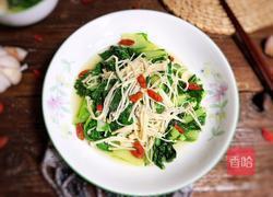 金针菇炒白菜的做法图解12