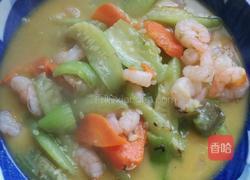 丝瓜炒虾仁的做法图解8