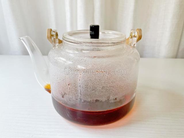 茶叶+开水冲泡5分钟
