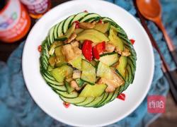 五花肉炒黄瓜的做法图解12