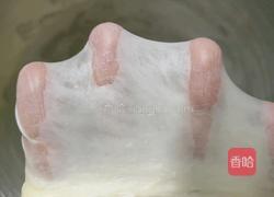 身形迷你的软式抹茶夹馅法国面包的做法图解1