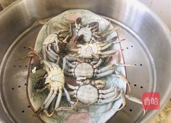 清蒸稻田蟹的做法图解3