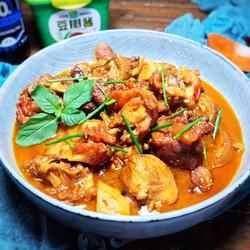 番茄莲藕炖猪膀肉的做法[图]