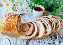 肉桂核桃吐司