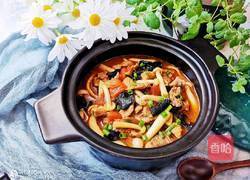 番茄菌菇炖猪肉的做法图解17