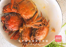 清蒸河蟹的做法图解6