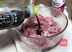 菜心梗炒肉的做法图解4