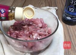 菜心梗炒肉的做法图解5