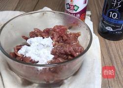 菜心梗炒肉的做法图解6