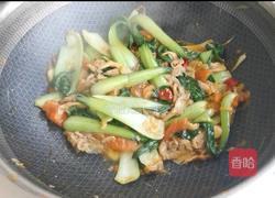 西红柿炒蘑菇油菜的做法图解8