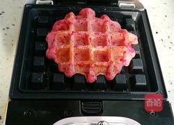 香蕉火龙果华夫饼的做法图解9
