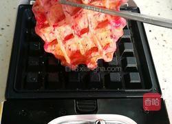 香蕉火龙果华夫饼的做法图解10