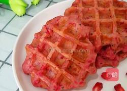 香蕉火龙果华夫饼的做法图解11