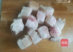 茭白红烧肉的做法图解3