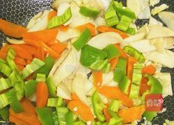 青椒炒杏鲍菇的做法图解4