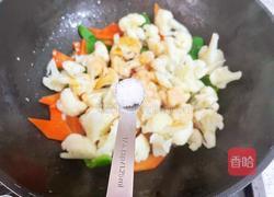 青椒炒花菜的做法图解10