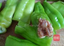 辣椒酿肉的做法图解4