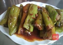 辣椒酿肉的做法图解9