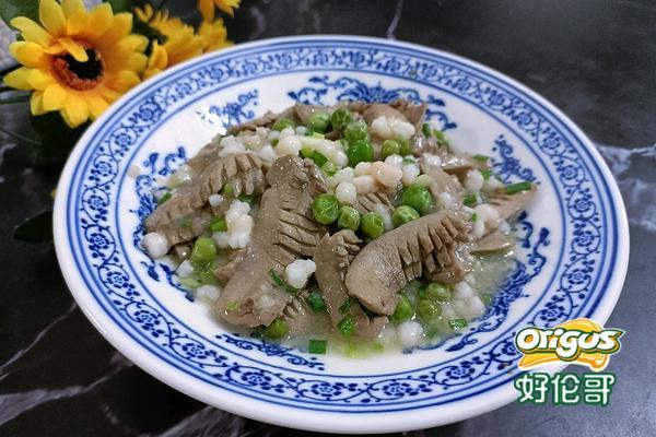 豌豆炒虾腰