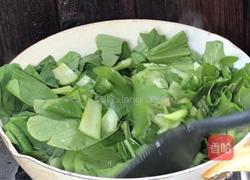 木耳炒小白菜的做法图解6