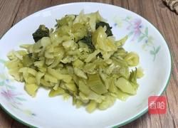 冲菜炒肉的做法图解3