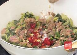 冲菜炒肉的做法图解8