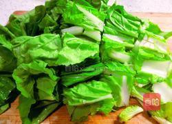 蒜香毛白菜的做法图解2