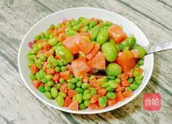 毛豆米炒火腿肠的做法图解12