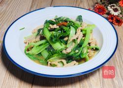 小白菜炒肉丝的做法图解11