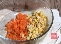 玉米虾仁蛋炒饭的做法图解4