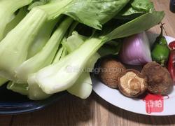 杂蔬炒小白菜的做法图解1