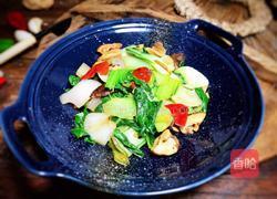 杂蔬炒小白菜的做法图解11