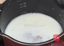 Illustration of how to make healthy milk sago porridge 4