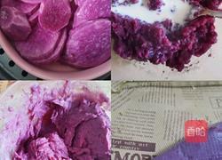 椰香紫薯夹心蛋糕的做法图解7