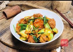 小白菜烧肉圆子的做法图解8