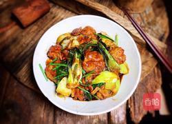小白菜烧肉圆子的做法图解10