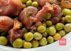 腊肠炒豌豆的做法图解8