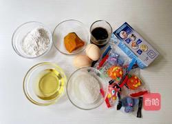 万圣节搞怪小蛋糕的做法图解1