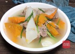 南瓜萝卜脊骨汤的做法图解9