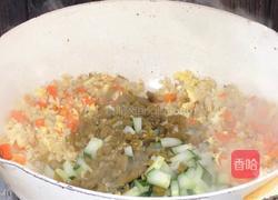 酸豇豆蛋炒饭的做法图解7