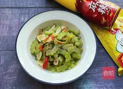 Illustration of how to make stir-fried bitter melon 11