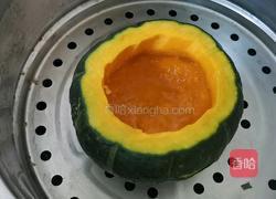 萬圣節(jié)南瓜蝦仁炒飯的做法圖解4