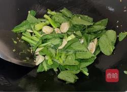 肉丸子炒小芥菜的做法图解8