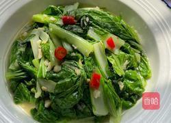 蒜蓉小白菜的做法图解9